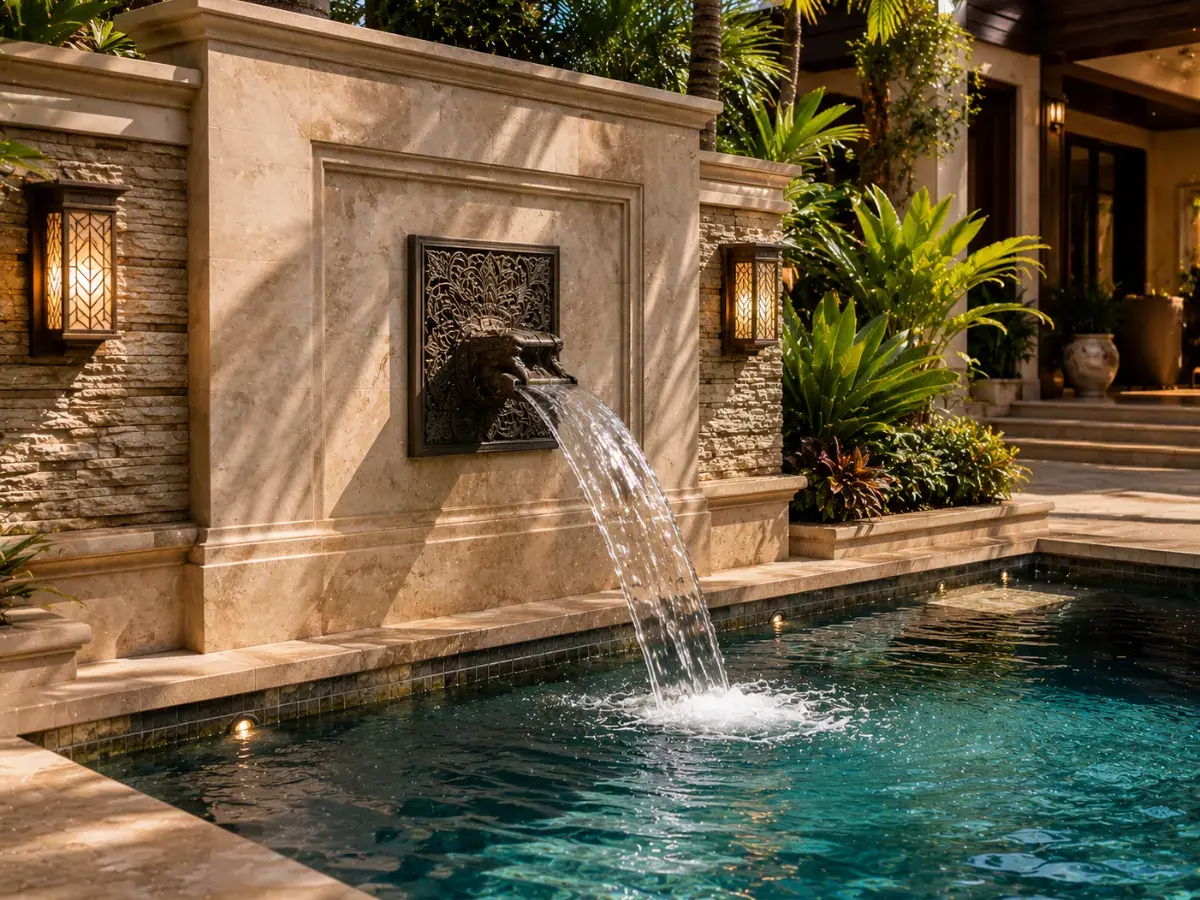Wall Scupper Fountain