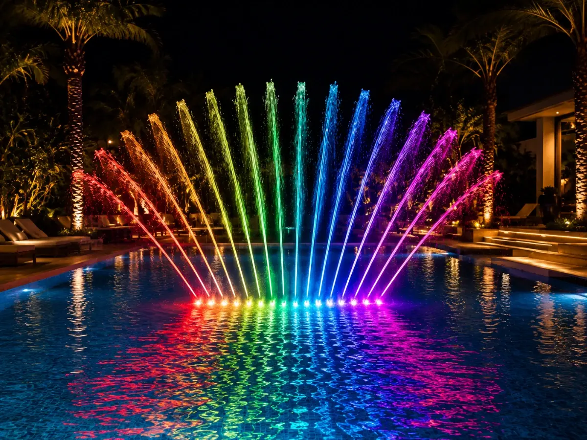 Multi-Jet Pool Fountain