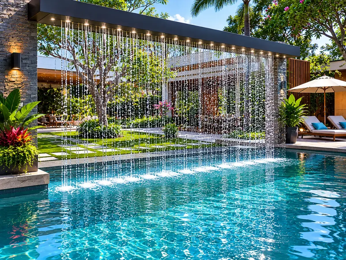 Garden Rain Curtain