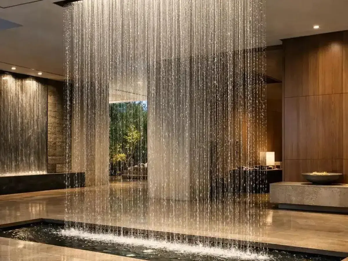 Lobby Rain Curtain
